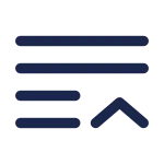 List Up SVG Icon